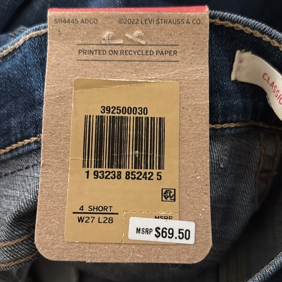 LEVI’S CLASSIC STRAIGHT WOMEN'S JEANS in Maui Waterfall - Picture 4 of 4